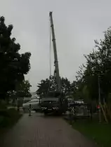 Ein Faun Bundeswehr Kran in Oberursel am 20.06.11