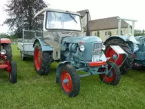 Eicher Panther steht in der Oldtimerausstellung in Uttrichshausen, Juni 2011