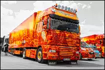 HOLGER MORGENSTERN: DAF XF105.510SCC  SuperSpaceCab  beim Truckvestival in Geiselwind 2011. (12.06.2011)