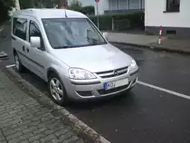 Dieser Opel Combo stand am 24.06.11 in Koblenz-Kesselheim. 