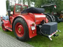 Lanz 2531, 55 PS, Bj. 1948, ist Gast in der Oldtimerausstellung von Uttrichshausen, Juni 2011