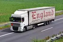 DAF XF 105.410 Pritsche auf der A61 bei Rheinbach - 08.06.2011