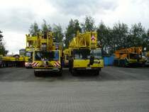 Ein Terex und Liebherr Krann der Eisele AG am 20.06.11 in Maintal 