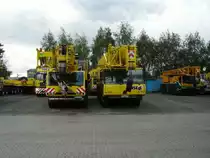 Ein Terex und Liebherr Krann der Eisele AG am 20.06.11 in Maintal 