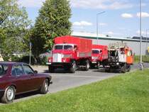 H6 schleppt S4000. Dieses Bild bot sich den Besuchern beim Roburtreffen am Nutzfahrzeugmuseum in Hartmannsdorf im August 2006