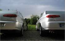 Ein sehr formsch�nes Auto, der Alfa 166. 26.5.2007 (Matthias)