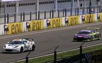 Lotus Evora und Audi R8 - 12H series Hungaroring 22. Mai, 2011.