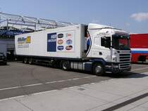 Scania R340, Paddoc Hungaroring. Aufnahme: 12H series @ Hungaroring, Mai 2011