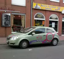 Opel Corsa, am 09.06.2011 in Lehrte.