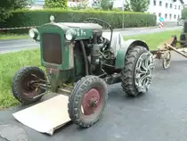 Auch die 11er Deutz waren bei der Ausstellung der  Alten Zylinder  in Hilders vertreten, Juni 2011