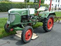 Auch dieser Gldner war bei der Ausstellung der  Alten Zylinder  in Hilders vertreten, Juni 2011