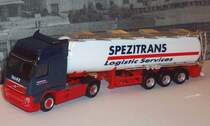 VOLVO FH 16 XXL SPEZITRANS Alfred Talke Feldbinder Tankauflieger 1:87 Herpa