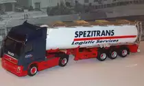 VOLVO FH 16 XXL SPEZITRANS Alfred Talke Feldbinder Tankauflieger 1:87 Herpa