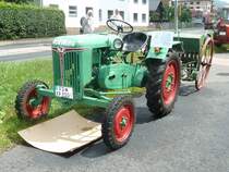 Normag C 10, Bj. 1953, 10 PS, ist Gast bei der Ausstellung der  Alten Zylinder  in Hilders, Juni 2011


