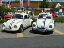 2 x Kfer bei der Oldtimerausstellung der  Alten Zylinder  in Hilders, Juni 2011