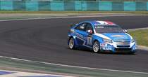 Chevrolet Cruze seitenansicht, fotografiert auf dem Hungaroring, WTCC Race am 05.07.2011