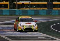 O. Young in einem Chevy Cruze auf dem Hungaroring, WTCC Race am 05.07.2011