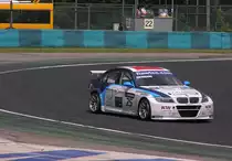 Bennani aus Marokko mit seinem BMW auf dem Hungaroring, WTCC Race am 05.07.2011