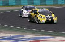 T. Monteiro und F. Engstler auf dem Hungaroring, WTCC Race am 05.07.2011
