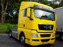 MAN TGX XL NOSTA CARGO in gelb 12/06/2011 Herten