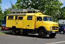MB-Koffer Kurzhauber, umgebaut vom ehemaligen BGS-F�hrungsfahrzeug zum Campingwagen - Euskirchen 18.06.2011