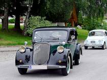 STEYR200; 1200ccm; 35PS; Baujahr1938, wird von einem Puch500 verfolgt;110703