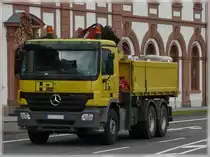Diesen M-B Actros habe ich am 24.06.2011 in der N�he von Koblenz aufgenommen.
