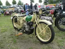 Motorrad Z�ndapp Z 200 des Baujahres 1929 beim Oldtimer-Treffen, anl��lich des M�hlenfestes in Gnoien am 25.06.2011
