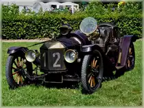 Ein betagter Ford (Frontenac) Bj 1912, war am Morgen des 10.07.2011 bei herrlichem Wetter nach Colpach gekommen, seine Heimreise am Abend musste er dagegen bei str�mmendem Regen antreten.