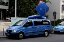 Ein Mercedes Benz Vito des HR in Frankfurt am Main am 09.07.11