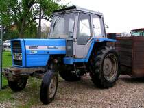 Landini-8550; steht am regnerischen  Viehmarktdienstag  am Messegel�nde RIED i.I.;  080429