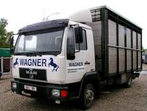 MAN 8.163 mit Aufbau f�r Pferde und Rinder; 080429