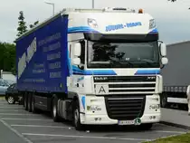 DAF XF 105.460 von J�chtl-Trans aus �sterreich auf der Rastanlage Kammersteiner Land an der A6, 02.06.2011