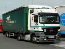 MB Actros MP2 1848  Marcotran  aus Spanien auf der Rastanlage Kammersteiner Land an der A6, 02.06.2011