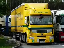 Renault Premium  Dartom  aus Polen auf der Rastanlage Kammersteiner Land an der A6, 02.06.2011 