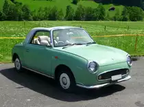 Oldtimer Nissan Figaro in St.Stephan am 02.07.2011
