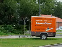 PKW Werbeanh�nger Johannes Kl�sener geparkt in Herten 09/07/2011