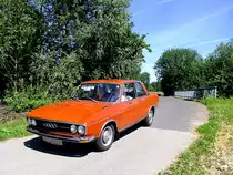 AUDI 100GL, Baujahr 1973 ist extra aus Wien zur Wadholz-Classic2011 angereist;110717
