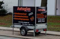 PKW Werbeanhnger Autoglas Rckansicht in RE 13/03/2011