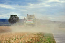 Claas Lexion 480 Mhdrescher im  Spreudampf  bei Euskirchen - 10.07.2011