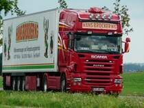 Scania R500 mit Khlauflieger von Hans Brocker KG in Crailsheim, 21.07.2011