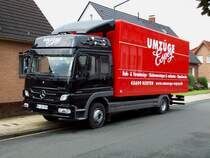 Mercedes Benz Atego 1222 schwarz Umzge Espey in Herten 25/07/2011