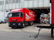 ICECO STRALIS Coca Cola Getrnkeaufbau Herten 22/07/2011