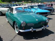 Oldtimer VW Karman Ghia in St.Stephan am 02.07.2011