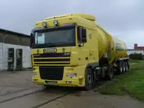 DAF XF am 31.Juli 2011 in Bergen/R�gen.