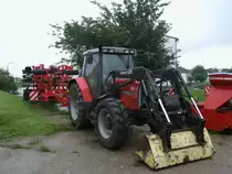 Massey-Ferguson mit Anhang,am 31.Juli 2011,in Bergen/R�gen.