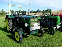 HELA D527;26PS; Baujahr 1960 ist beim Oldtimertreffen in Unterstetten eingetroffen;110717