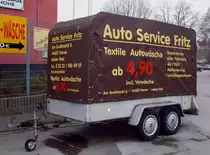 Werbeanh�nger Auto Service Fritz Herne 18/03/2011


