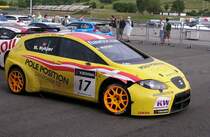 Seat Leon gefahren von Nykjaer. Aufgenommen auf dem WTCC am 05.06.2011