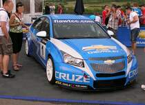 Chevy Cruze, ausgestellt auf dem Hungaroring Paddock am 05.06.2011